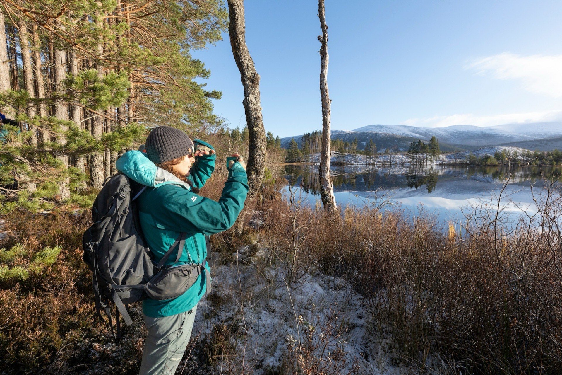Ecological survey work at a CreditNature project site — fieldwork that underpins the verified ECI measurement used to issue Nature Credits